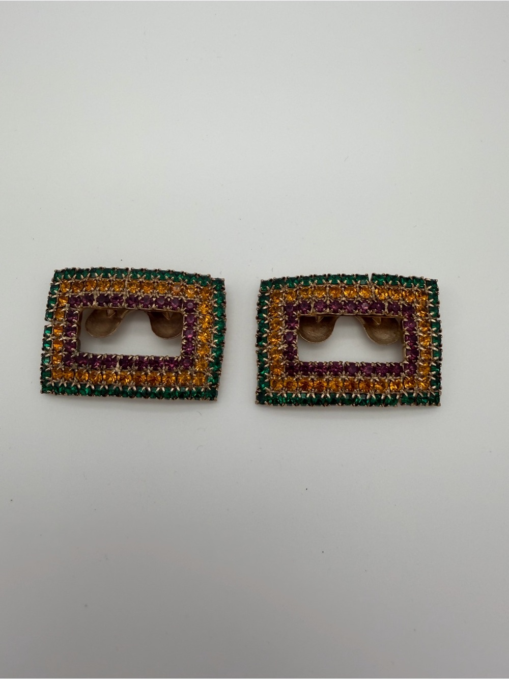 Vintage Crystal Clip-On Shoe/Dress Clips